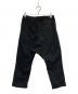 yohji yamamoto+Noir (ヨウジヤマモトプリュスノアール) コットンパンツ ブラック サイズ:SIZE 1：4000円