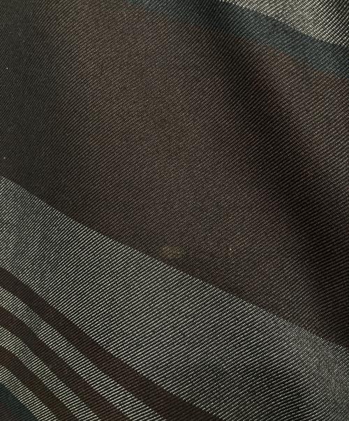 me ISSEY MIYAKE（ミーイッセイ ミヤケ）me ISSEY MIYAKE (ミーイッセイ ミヤケ) ラップワイドパンツ ブラウン×グレー サイズ:不明の古着・服飾アイテム