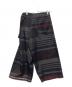 me ISSEY MIYAKE (ミーイッセイ ミヤケ) ラップワイドパンツ ブラウン×グレー サイズ:不明：10000円