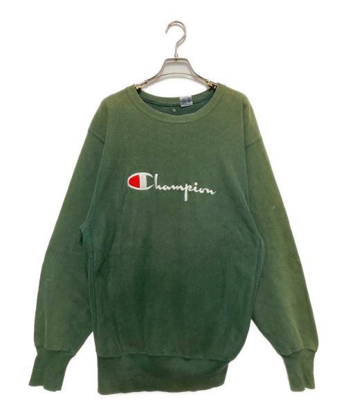 Champion REVERSE WEAVE（チャンピオン リバース ウィーブ）Champion REVERSE WEAVE (チャンピオン リバース ウィーブ) 90s リバースウィーブスウェット カーキ サイズ:XLの古着・服飾アイテム