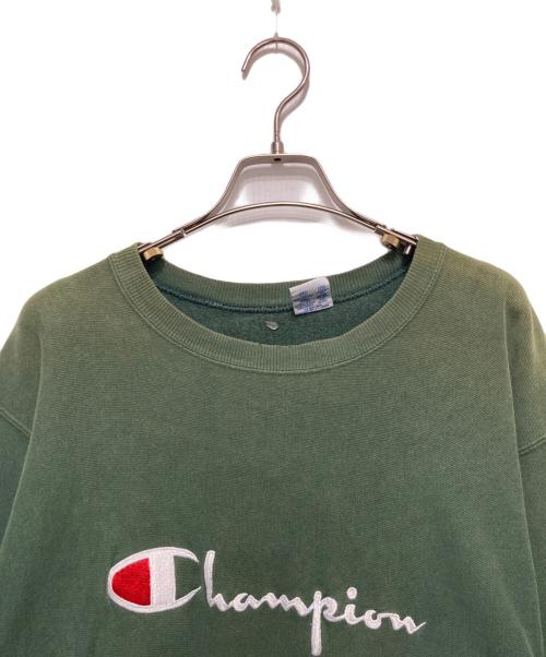 Champion REVERSE WEAVE（チャンピオン リバース ウィーブ）Champion REVERSE WEAVE (チャンピオン リバース ウィーブ) 90s リバースウィーブスウェット カーキ サイズ:XLの古着・服飾アイテム