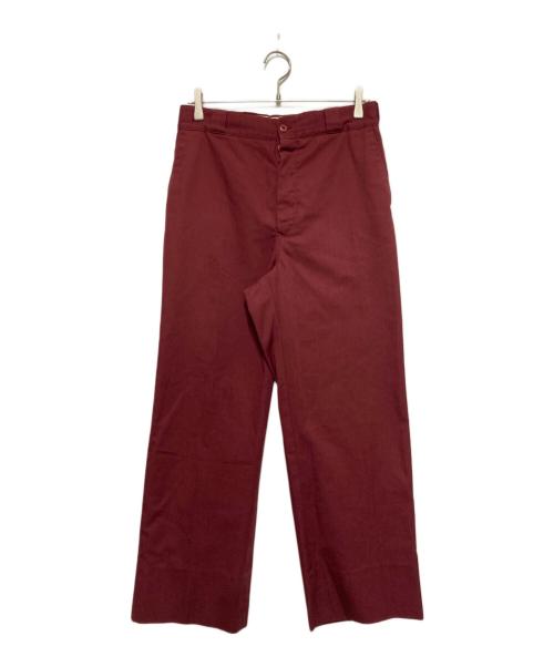 BERNARD ZINS（ベルナール ザンス）BERNARD ZINS (ベルナール ザンス) ワイドパンツ ボルドー サイズ:SIZE 38の古着・服飾アイテム