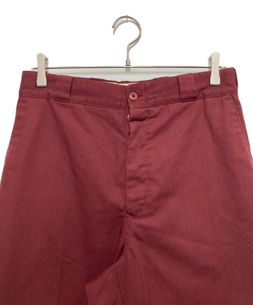 BERNARD ZINS（ベルナール ザンス）BERNARD ZINS (ベルナール ザンス) ワイドパンツ ボルドー サイズ:SIZE 38の古着・服飾アイテム