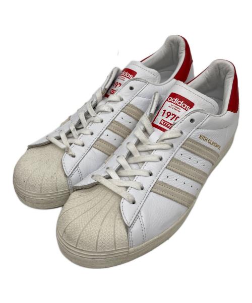 adidas（アディダス）adidas (アディダス) KITH (キス) SUPER STAR KITH ホワイト サイズ:28cmの古着・服飾アイテム