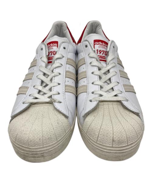 adidas（アディダス）adidas (アディダス) KITH (キス) SUPER STAR KITH ホワイト サイズ:28cmの古着・服飾アイテム