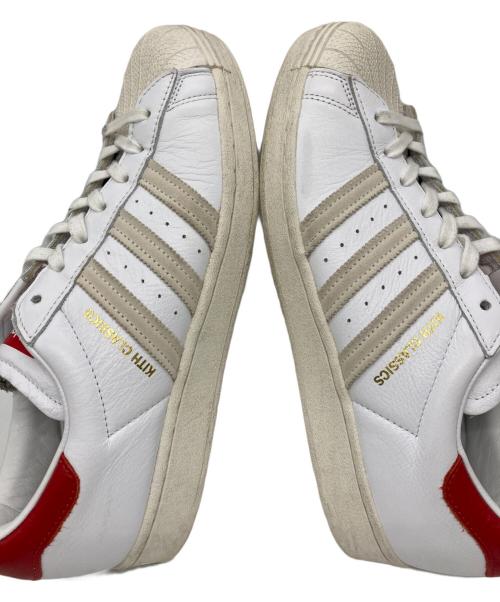 adidas（アディダス）adidas (アディダス) KITH (キス) SUPER STAR KITH ホワイト サイズ:28cmの古着・服飾アイテム