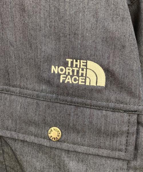 THE NORTH FACE（ザ ノース フェイス）THE NORTH FACE (ザ ノース フェイス) L/S NYLON DENIM NUPTSE SHIRT インディゴ サイズ:Sの古着・服飾アイテム