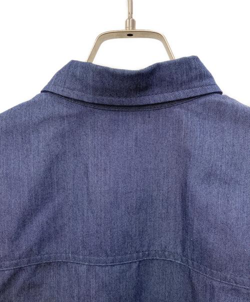THE NORTH FACE（ザ ノース フェイス）THE NORTH FACE (ザ ノース フェイス) L/S NYLON DENIM NUPTSE SHIRT インディゴ サイズ:Sの古着・服飾アイテム