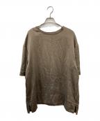 CHAOSカオス）の古着「シルクフィブリルTシャツ」｜ブラウン