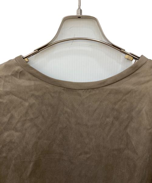 CHAOS（カオス）CHAOS (カオス) シルクフィブリルTシャツ ブラウン サイズ:FREEの古着・服飾アイテム