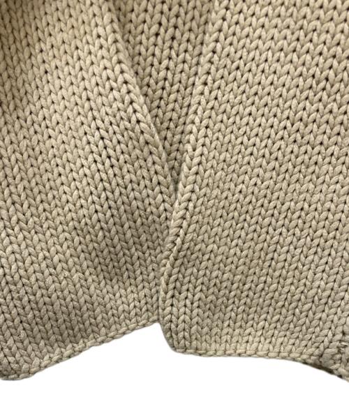 Plage（プラージュ）Plage (プラージュ) コットンテープヤーンプルオーバーニット ベージュ サイズ:FREEの古着・服飾アイテム