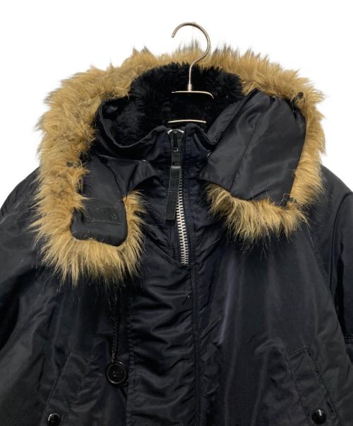 ALPHA（アルファ）ALPHA (アルファ) N-3B フライトジャケット ブラック サイズ:Mの古着・服飾アイテム