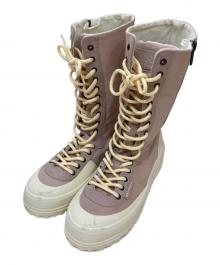 SUPERGA（スペルガ）の古着「レースブーツ」｜ピンク