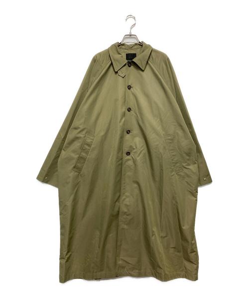 KBF（ケービーエフ）KBF (ケービーエフ) ステンカラーBIGBIGコート グリーン サイズ:FREEの古着・服飾アイテム
