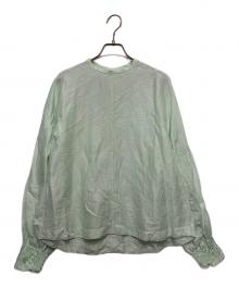 IENA（イエナ）の古着「シアースラブ バルーンスリーブブラウス」｜グリーン