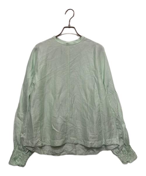 IENA（イエナ）IENA (イエナ) シアースラブ バルーンスリーブブラウス グリーン サイズ:FREEの古着・服飾アイテム