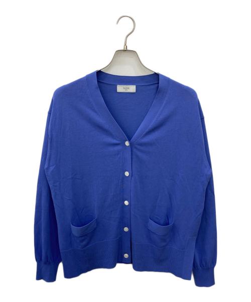 SLOBE IENA（スローブ イエナ）SLOBE IENA (スローブ イエナ) アイスコットンVネックカーディガン ブルー サイズ:FREEの古着・服飾アイテム