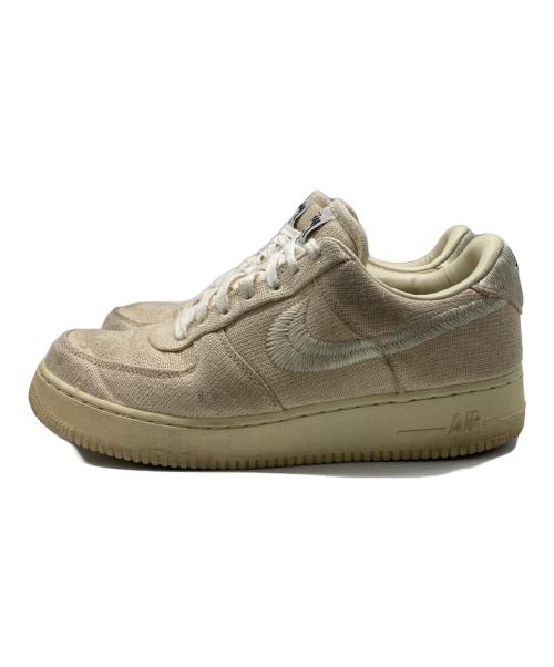 NIKE（ナイキ）NIKE (ナイキ) stussy (ステューシー) AIR FORCE1 ベージュ サイズ:28cmの古着・服飾アイテム