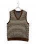 BoTT（ボット）の古着「Link Knit Vest」｜ブラウン