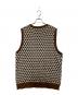 BoTT (ボット) Link Knit Vest ブラウン サイズ:XL：6000円