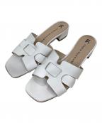 FABIO RUSCONIファビオルスコーニ）の古着「アーチカットサンダル」｜ホワイト