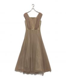 CELFORD（セルフォード）の古着「ノースリーブワンピース」｜ベージュ