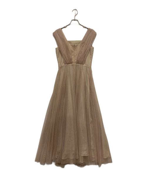 CELFORD（セルフォード）CELFORD (セルフォード) ノースリーブワンピース ベージュ サイズ:SIZE 38の古着・服飾アイテム