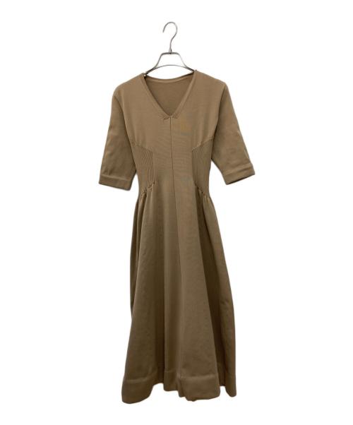 CELFORD（セルフォード）CELFORD (セルフォード) ホルガーメントワンピース ブラウン サイズ:38の古着・服飾アイテム