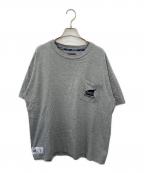 DESCENDANTディセンダント）の古着「ポケットTシャツ」｜グレー