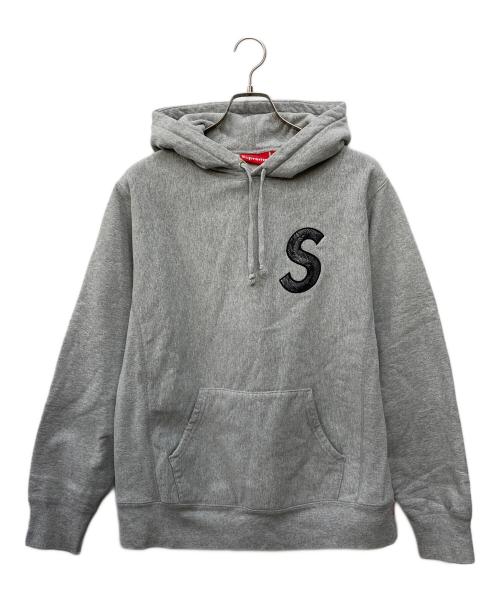 SUPREME（シュプリーム）SUPREME (シュプリーム) S Logo Hooded Sweatshirt グレー サイズ:Ｍの古着・服飾アイテム