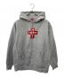 SUPREME（シュプリーム）の古着「Cross Box Logo Hooded Sweatshirt」｜グレー