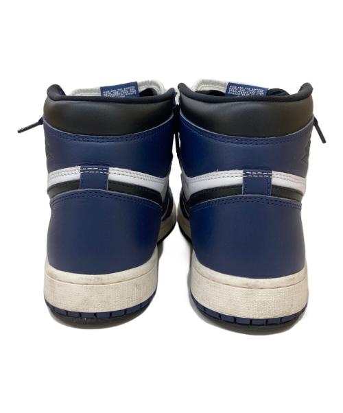 NIKE（ナイキ）NIKE (ナイキ) Air Jordan 1 Retro High OG ホワイト×ネイビー サイズ:27cmの古着・服飾アイテム