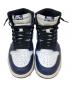 NIKE (ナイキ) Air Jordan 1 Retro High OG ホワイト×ネイビー サイズ:27cm：12000円