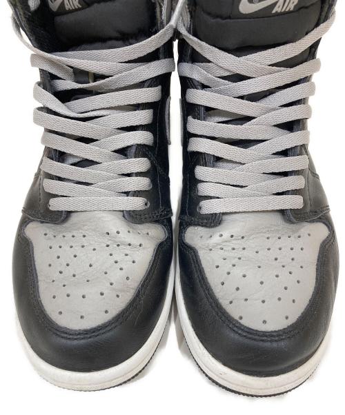 NIKE（ナイキ）NIKE (ナイキ) Air Jordan 1 Retro High OG ブラック×グレー サイズ:27cmの古着・服飾アイテム