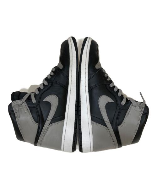 NIKE（ナイキ）NIKE (ナイキ) Air Jordan 1 Retro High OG ブラック×グレー サイズ:27cmの古着・服飾アイテム
