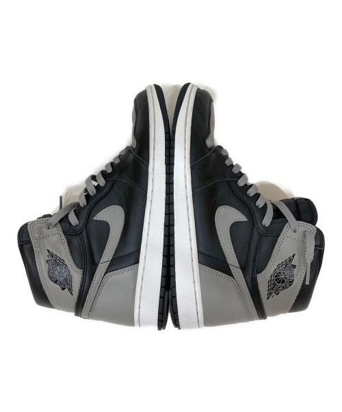NIKE（ナイキ）NIKE (ナイキ) Air Jordan 1 Retro High OG ブラック×グレー サイズ:27cmの古着・服飾アイテム