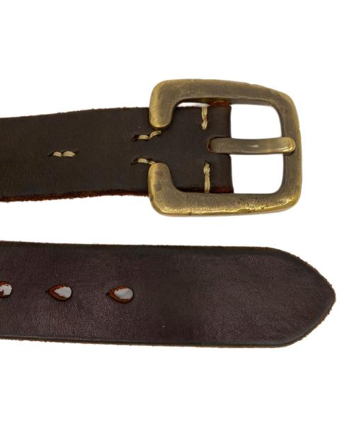 VINTAGE WORKS（ヴィンテージワークス）VINTAGE WORKS (ヴィンテージワークス) レザーベルト ブラウン サイズ:SIZE 35/89の古着・服飾アイテム