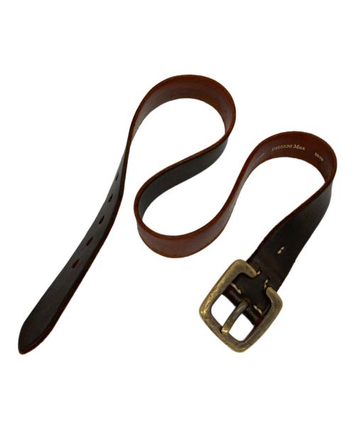 VINTAGE WORKS（ヴィンテージワークス）VINTAGE WORKS (ヴィンテージワークス) レザーベルト ブラウン サイズ:SIZE 35/89の古着・服飾アイテム