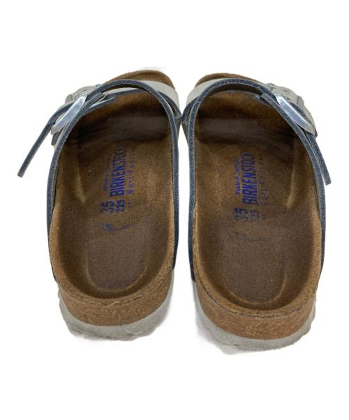 BIRKENSTOCK（ビルケンシュトック）BIRKENSTOCK (ビルケンシュトック) ARIZONA コンフォートサンダル シルバー サイズ:22.5の古着・服飾アイテム