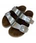 BIRKENSTOCK（ビルケンシュトック）の古着「ARIZONA コンフォートサンダル」｜シルバー