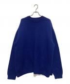 STUDIO NICHOLSONスタジオ ニコルソン）の古着「LAMBSWOOL KNIT」｜ブルー