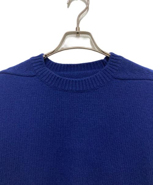 STUDIO NICHOLSON（スタジオ ニコルソン）STUDIO NICHOLSON (スタジオ ニコルソン) LAMBSWOOL KNIT ブルー サイズ:不明の古着・服飾アイテム