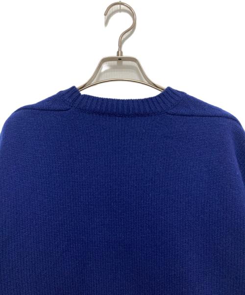 STUDIO NICHOLSON（スタジオ ニコルソン）STUDIO NICHOLSON (スタジオ ニコルソン) LAMBSWOOL KNIT ブルー サイズ:不明の古着・服飾アイテム