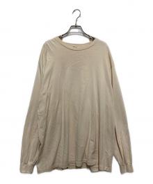 AURALEE（オーラリー）の古着「LUSTER PLAITING L/S TEE」｜ベージュ