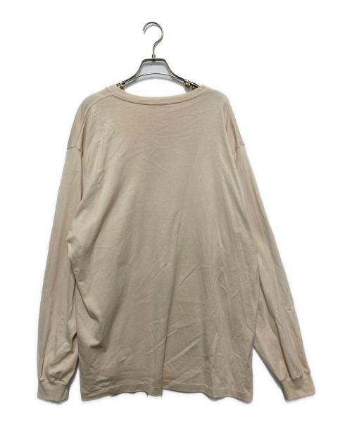 AURALEE（オーラリー）AURALEE (オーラリー) LUSTER PLAITING L/S TEE ベージュ サイズ:SIZE 5の古着・服飾アイテム