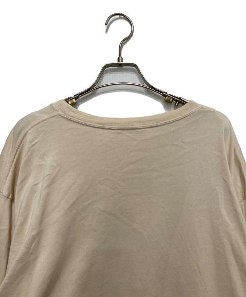 AURALEE（オーラリー）AURALEE (オーラリー) LUSTER PLAITING L/S TEE ベージュ サイズ:SIZE 5の古着・服飾アイテム