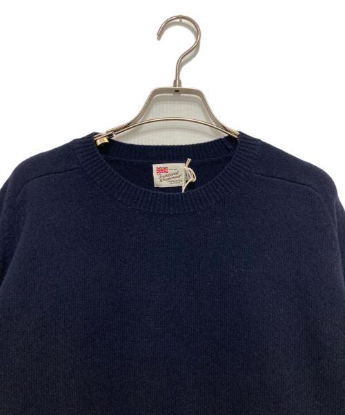 Traditional Weatherwear（トラディショナルウェザーウェア）Traditional Weatherwear (トラディショナルウェザーウェア) CREW NECK PULLOVER ネイビー サイズ:M 未使用品の古着・服飾アイテム