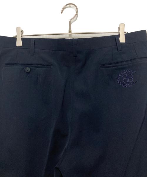 BALENCIAGA（バレンシアガ）BALENCIAGA (バレンシアガ) 2タックスラックス ネイビー サイズ:SIZE 94の古着・服飾アイテム