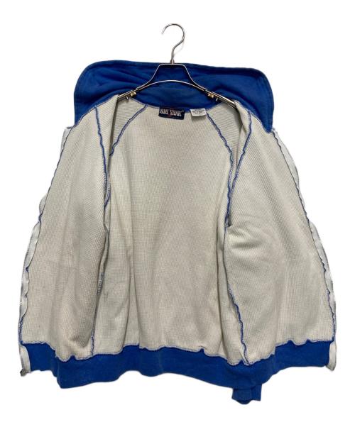 BIG YANK（ビッグヤンク）BIG YANK (ビッグヤンク) 裏サーマルジップアップパーカー ブルー サイズ:Lの古着・服飾アイテム