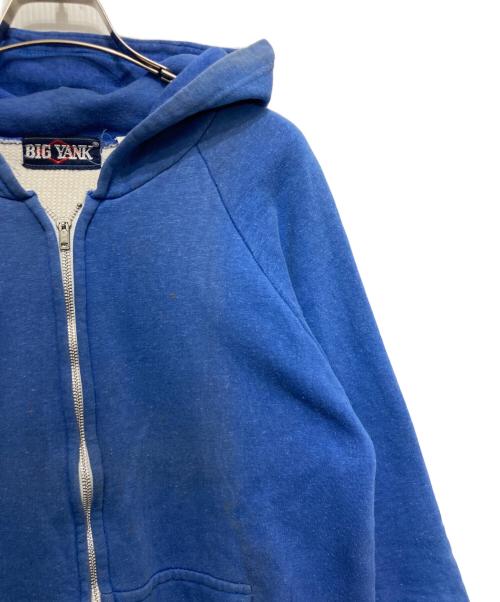 BIG YANK（ビッグヤンク）BIG YANK (ビッグヤンク) 裏サーマルジップアップパーカー ブルー サイズ:Lの古着・服飾アイテム